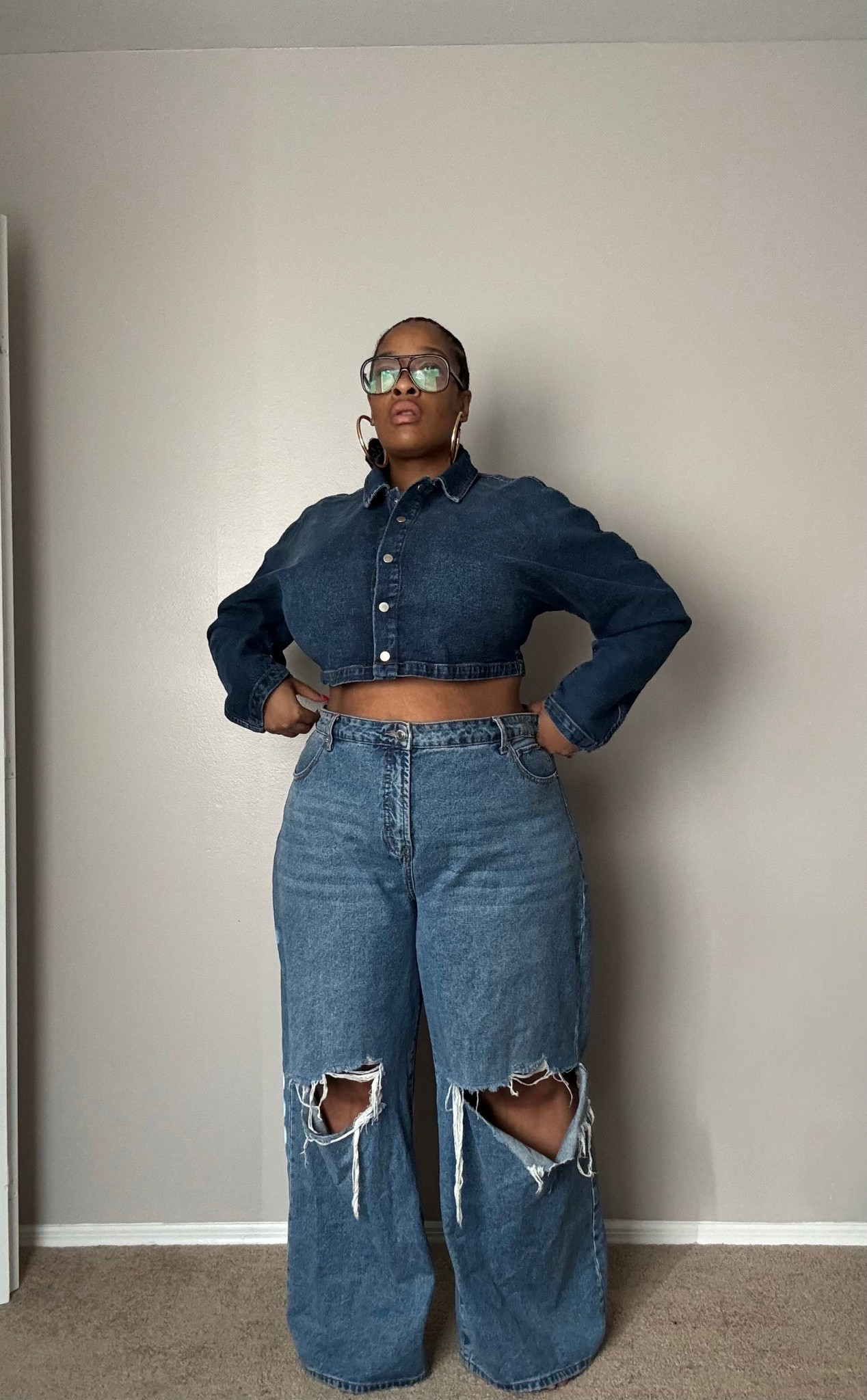 Denim on denim forever 

#LTKPlusSize #LTKSeasonal #LTKFindsUnder50