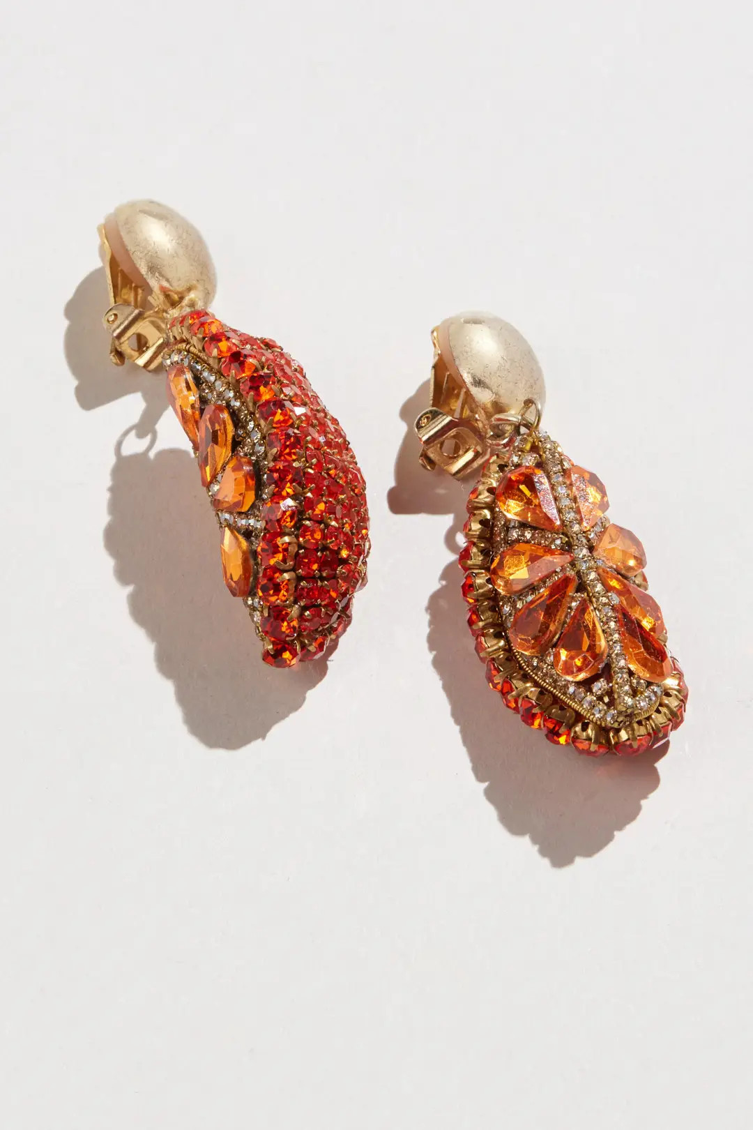 Orange Wedge Earrings | Rent the Runway