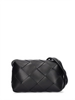 Bottega Veneta - Leather shoulder bag - Black | Luisaviaroma | Luisaviaroma
