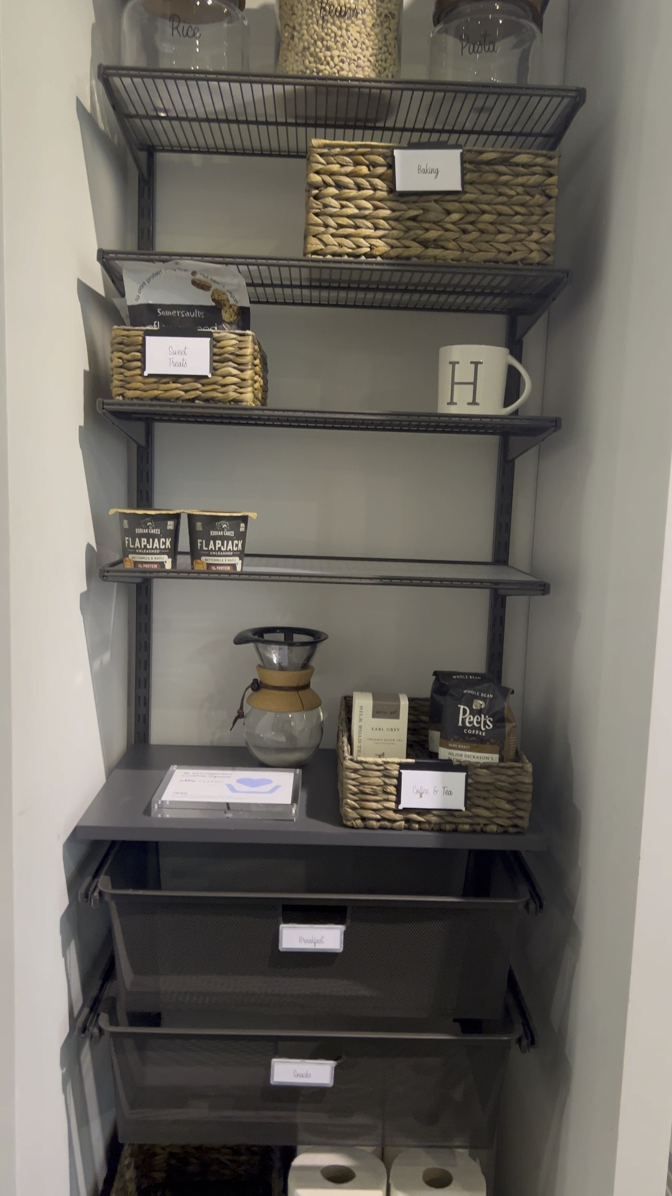 Pantry Elfa system 

#LTKhome