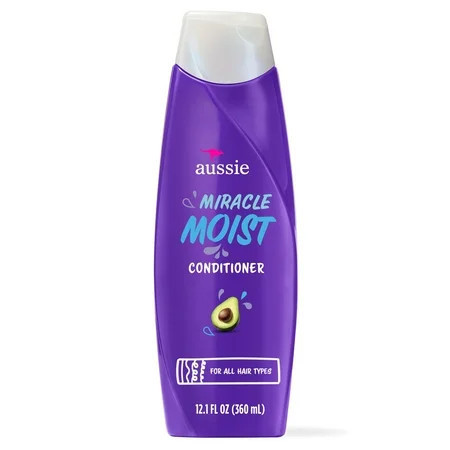 Aussie Miracle Moist Conditioner for All Hair Types 12.1 fl oz | Walmart (US)