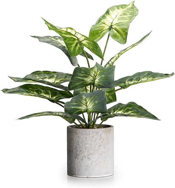 Velener 1Pc Faux Plant Indoor in Plant Pot 16"- House Plant for Farmhouse Kitchen Decor Living Ro... | Amazon (US)