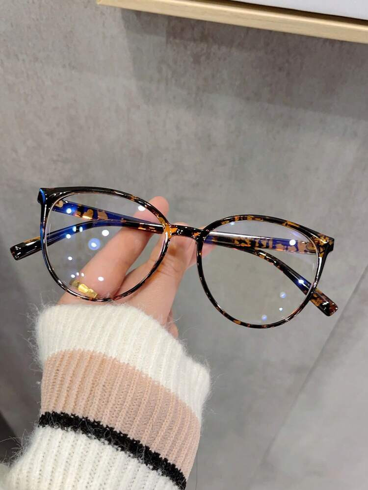 1pair Women Tortoiseshell Fashion Versatile Eyeglasses, For Daily Life Clear Glasses Accessories Glasses Accessories For Women | SHEIN