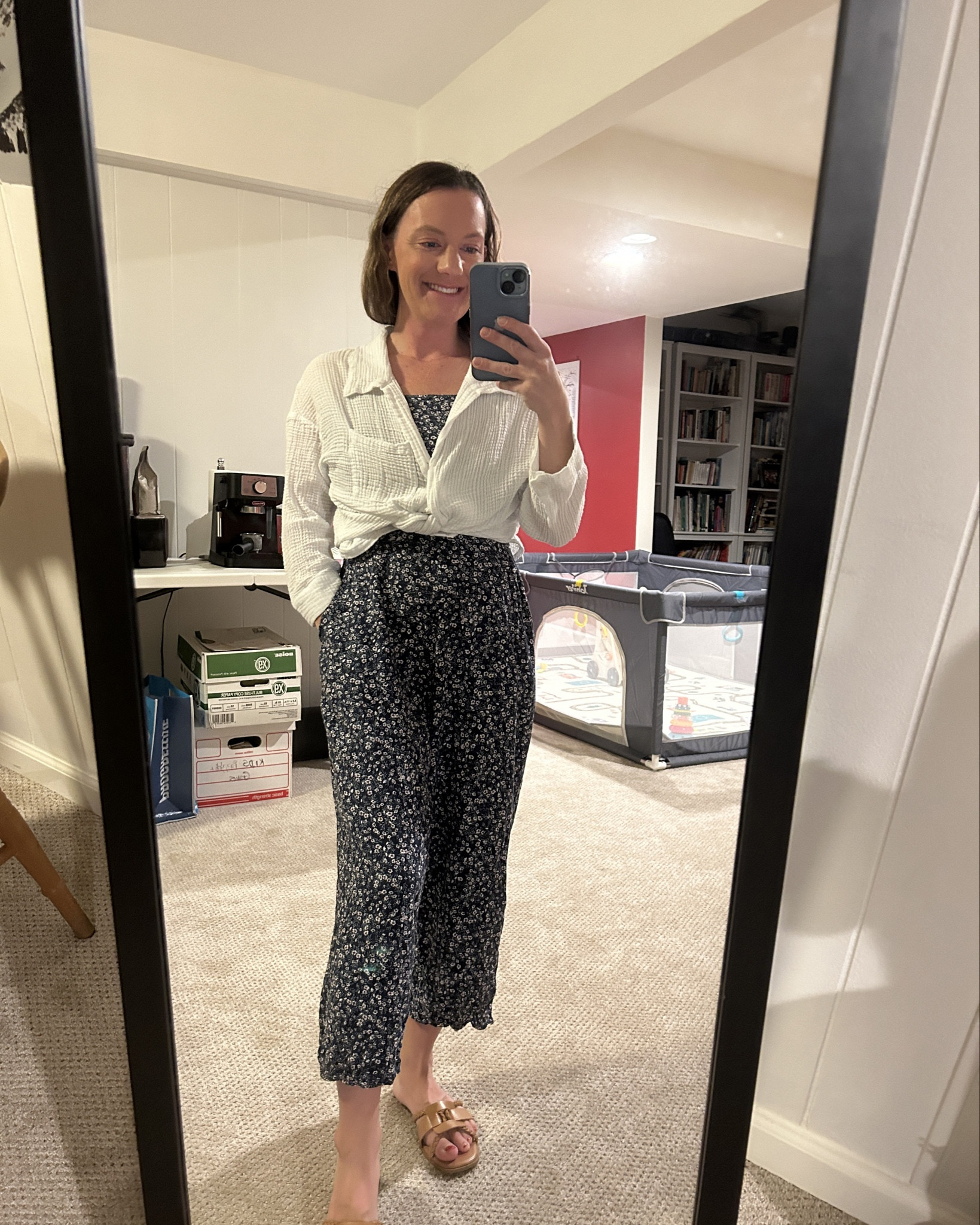 Spring Teacher Outfit for Work

Floral long pant romper and jumpsuit 

#LTKstyletip #LTKSeasonal