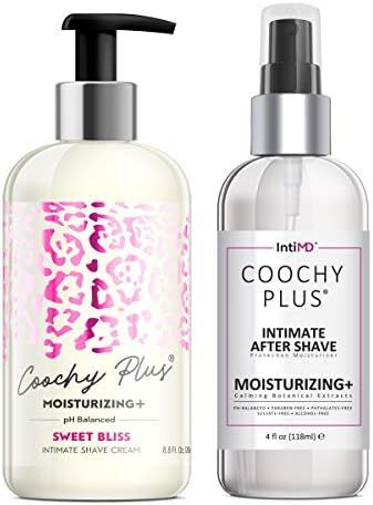 Coochy Plus Intimate Shaving Complete Kit - SWEET BLISS & Organic After Shave Protection Soothing... | Amazon (US)