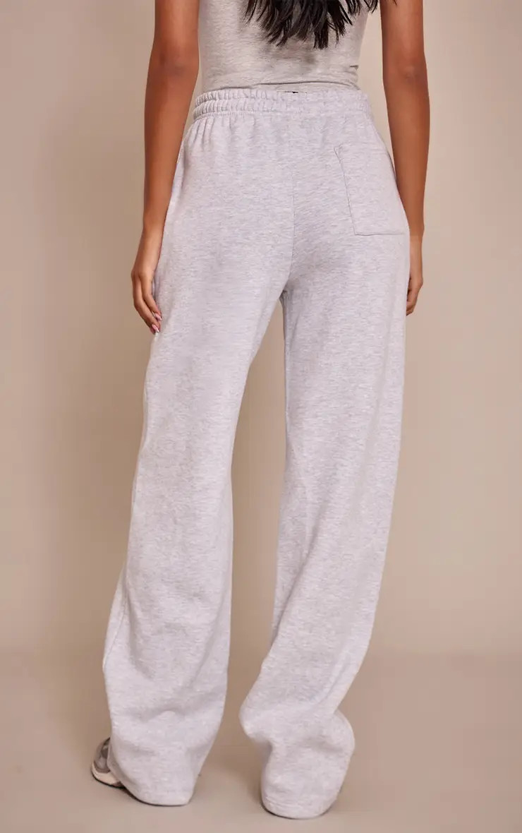 Ash Grey Tall Ash Grey Straight Leg Sweat Pant | PrettyLittleThing USA | PrettyLittleThing US