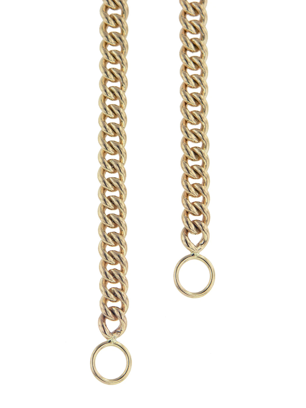 Yellow Gold Heavy Curb Chain | YLANG 23