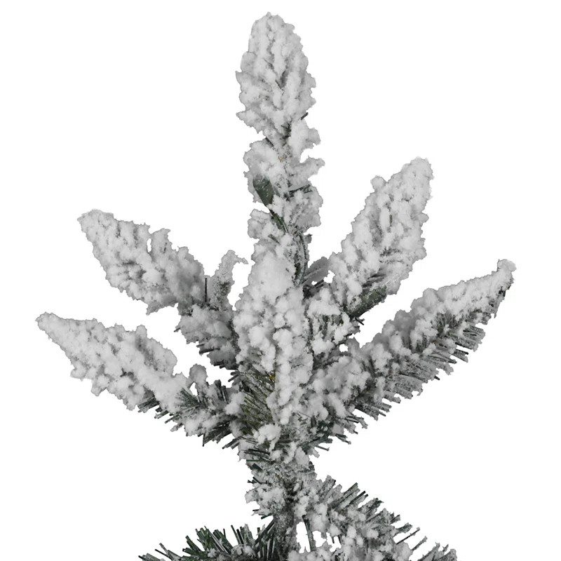 Green/White Fir Artificial Christmas Tree | Wayfair North America