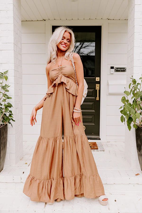 Sunny Day Darling Halter Jumpsuit | Impressions Online Boutique