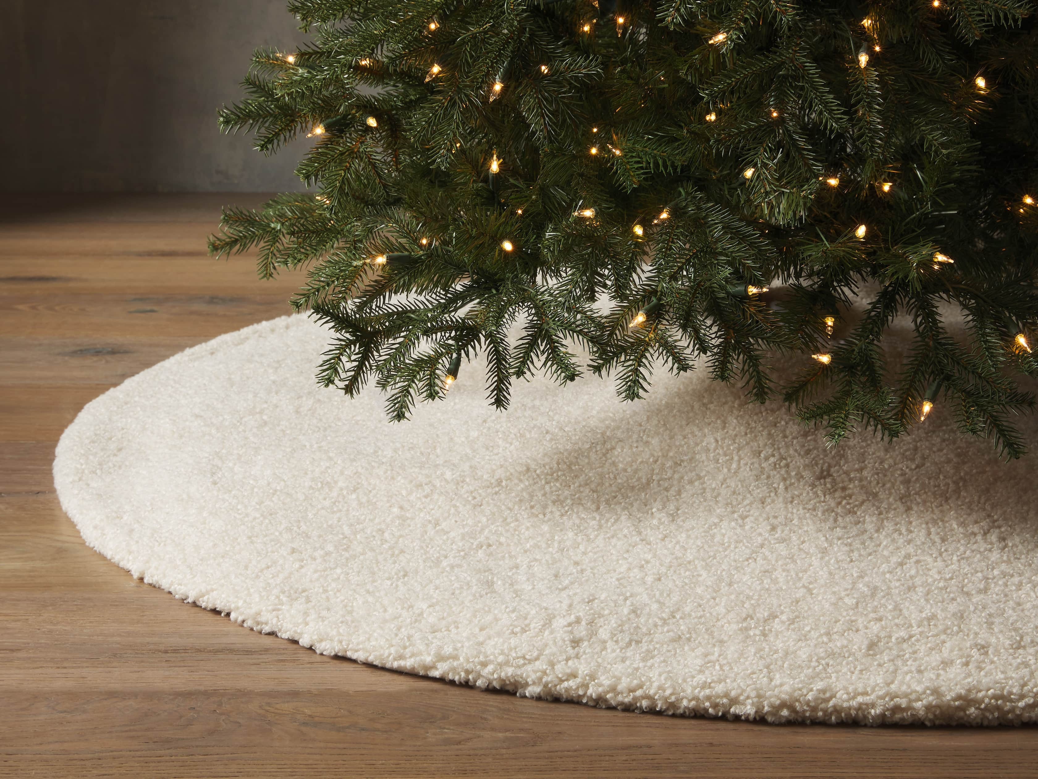 Faux Sherpa Tree Skirt | Arhaus
