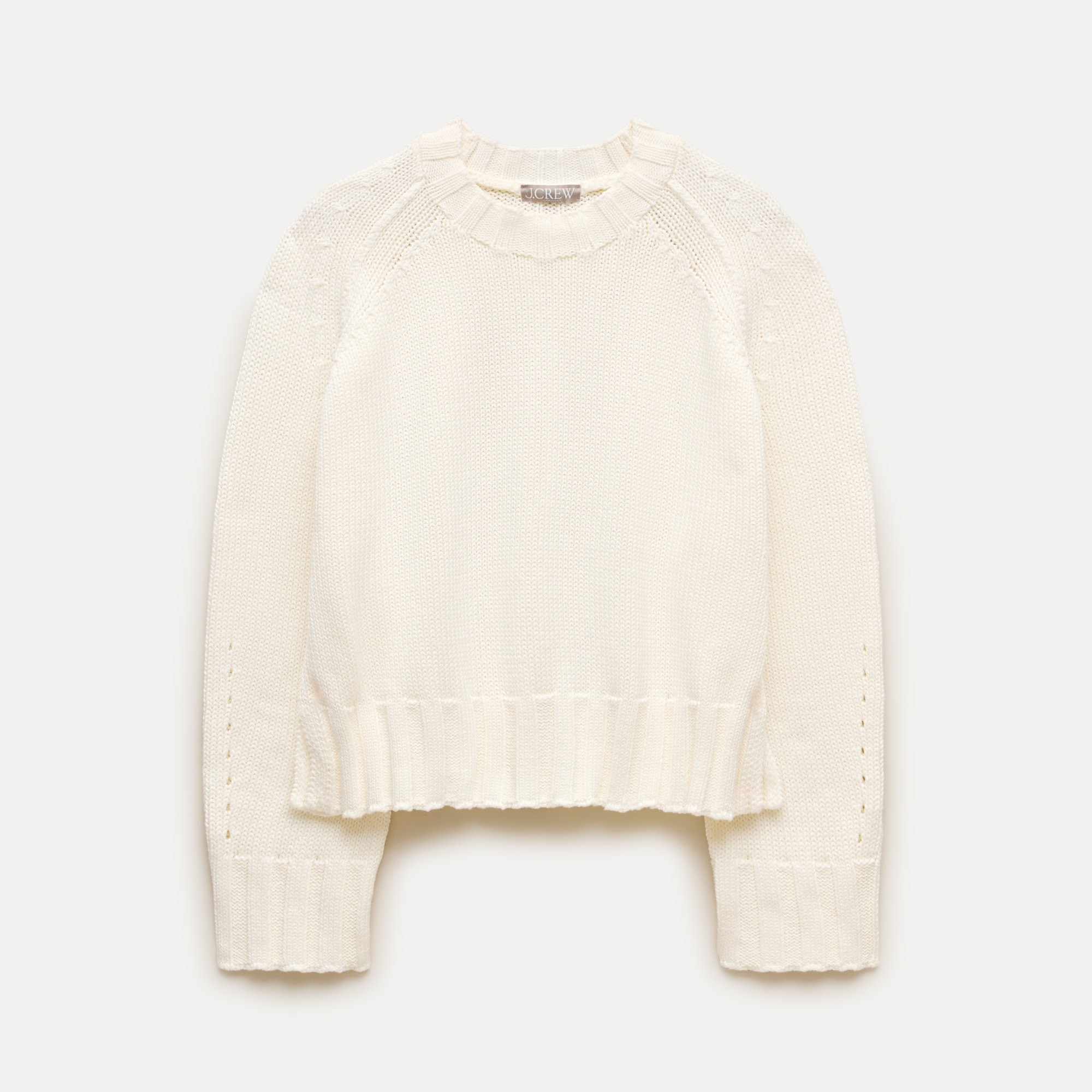 Rive crewneck in cotton | J. Crew US