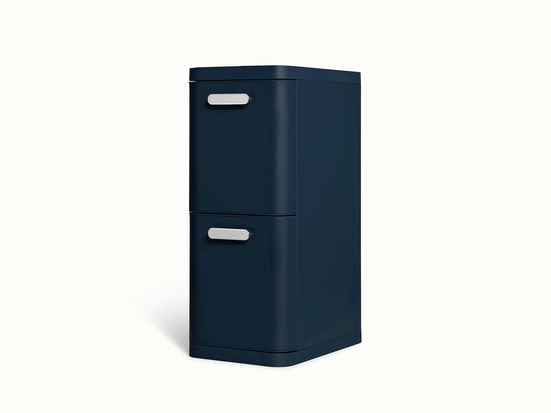 Kitchen Recycling Bin with Drawers \u2013 45L 2-Compartment Bin | Caraway | Caraway