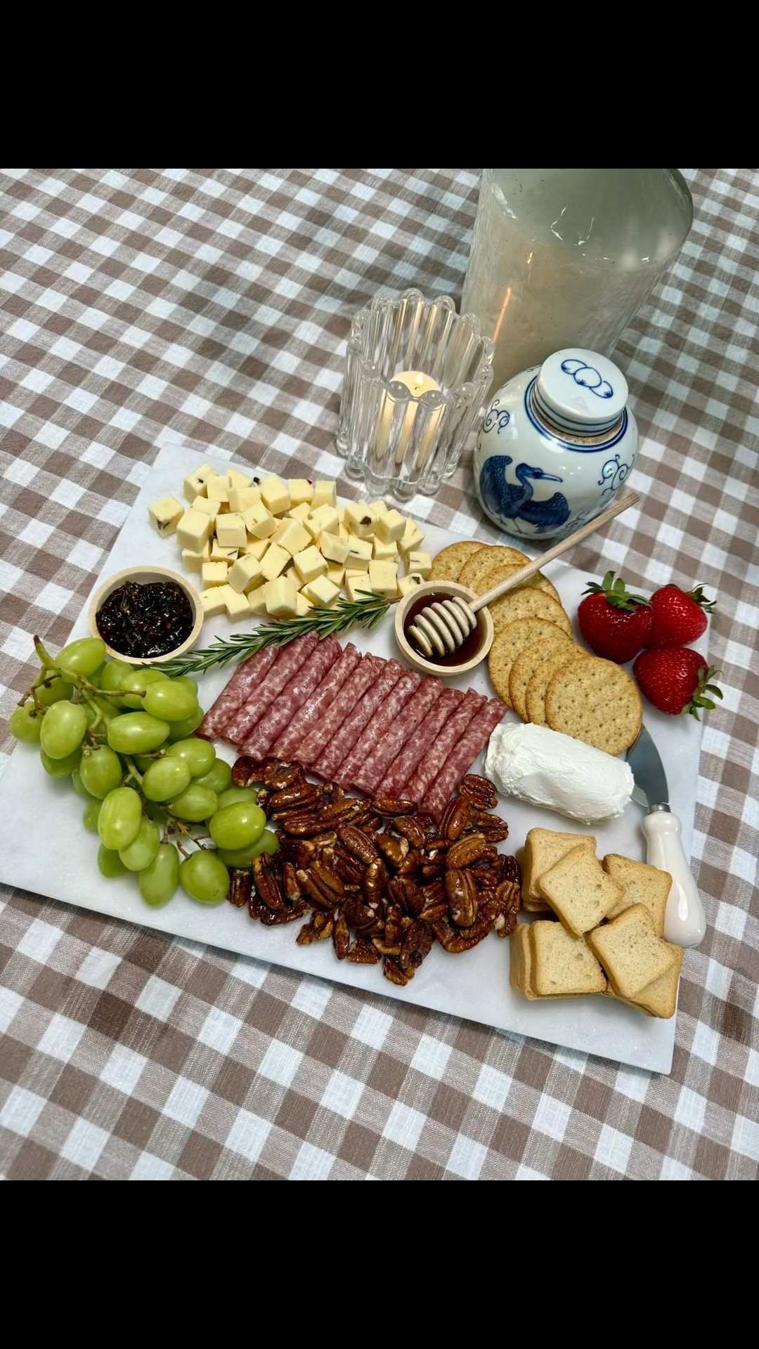 ✨ Hosting made easy (and chic!) ✨
This spread came together so beautifully thanks to a few timeless Alice Lane finds:

🍇 Marble Serving Board – the perfect foundation for cheeses, fruit, crackers & more. It’s substantial, elegant, and instantly elevates any table.
🕯️ Remi Glass Votive Holder – textured glass that glows so prettily with a candle inside. Adds warmth without stealing the show.
🏺 Petite Crane Temple Jar – a little touch of classic charm. I love how it balances out the marble with a collected, curated feel.

Whether it’s a casual family night or entertaining friends, these pieces make styling effortless and special. Mix them in with your own favorites and you’ll have a table that feels both welcoming and elevated.

🔗 Linked for you in my LTK – all three are Alice Lane exclusives, artisan handmade, and ethically sourced. Chic + timeless pieces you’ll use again and again!

#BeccaFritzFinds #LTKhome #LTKentertaining #tablescape #charcuterieboard @alicelane #ad