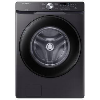 Samsung 4.5 cu. ft. High-Efficiency Front Load Washer with Self-Clean+ in Brushed Black WF45T6000... | The Home Depot