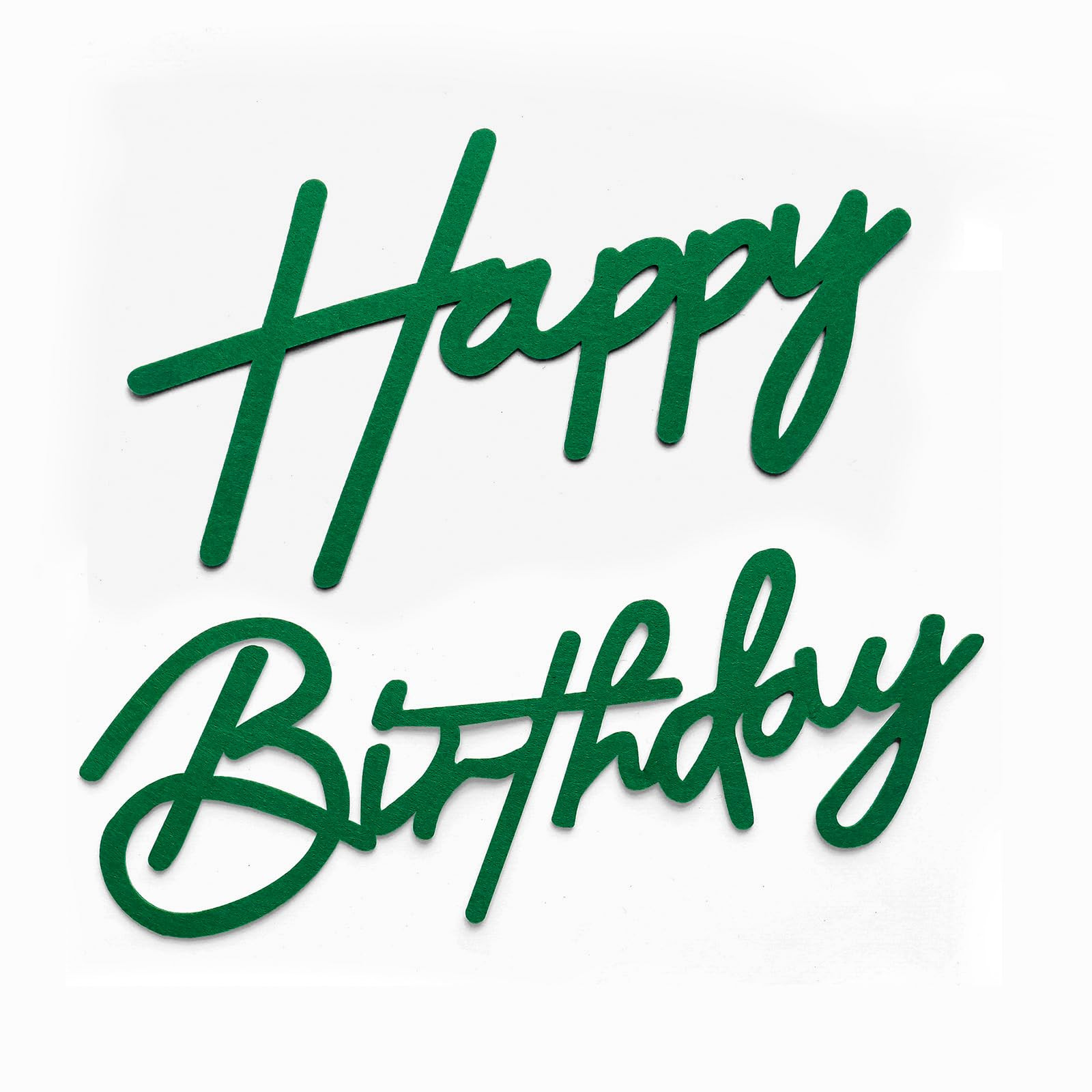 Letrero verde de feliz cumpleaños para telón de fondo, letras de feliz cumpleaños de fieltro p... | Amazon (US)