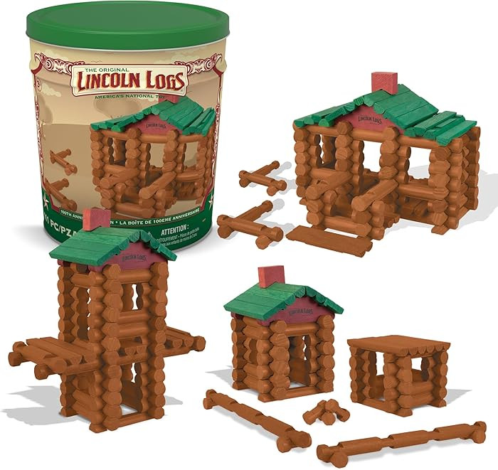 Lincoln Logs 100th Anniversary Tin | Amazon (US)