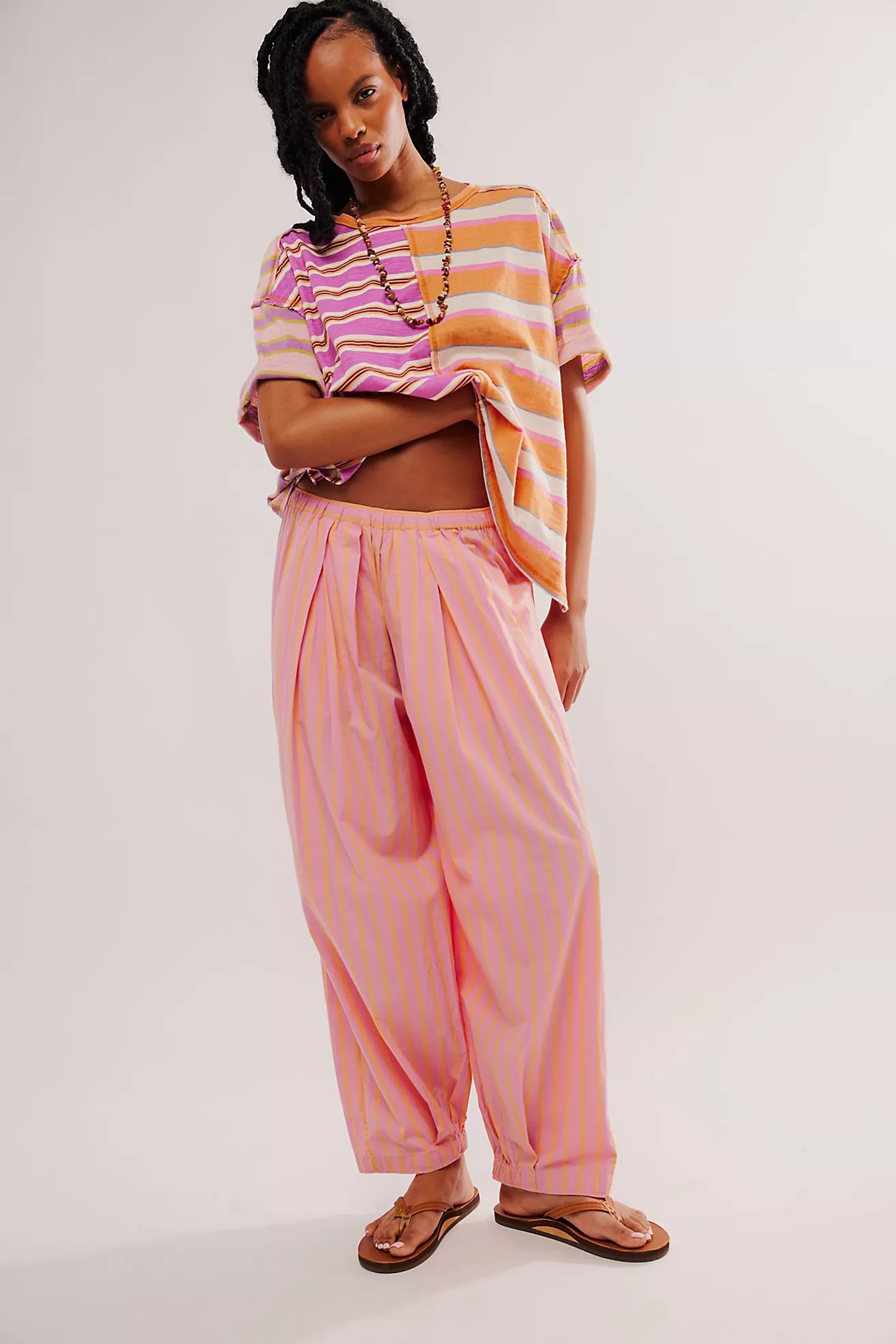 To The Sky Striped Parachute Pants | Free People (Global - UK&FR Excluded)