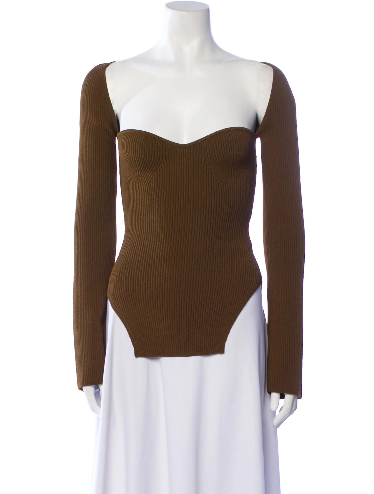 Square Neckline Sweater | The RealReal