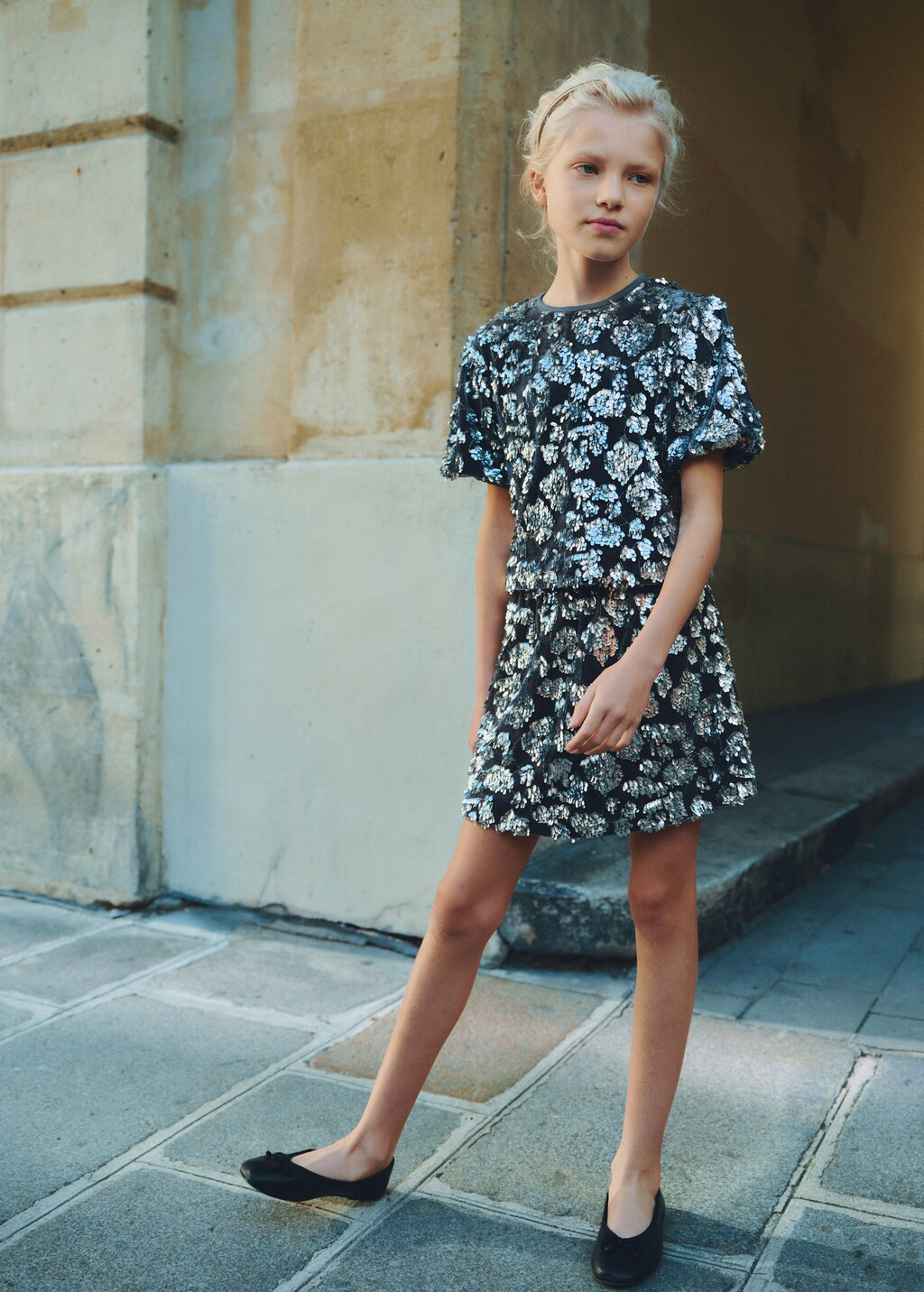 Sequin skirt - Kids | MANGO USA | Mango (US/MX/AU)