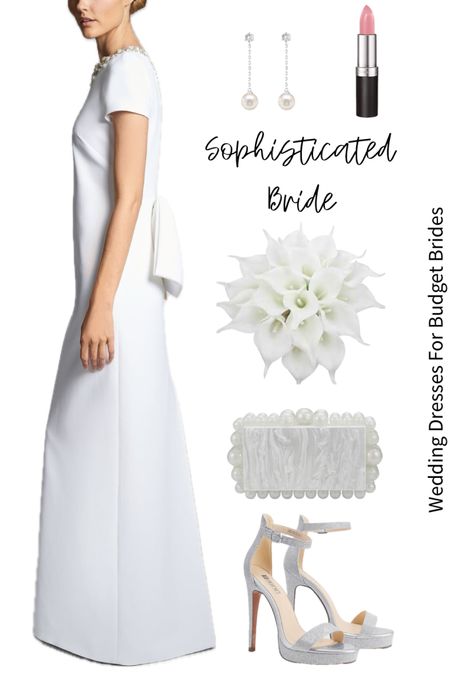 Simple but exquisite bridal dress and accessories. 

#fulllengthgowns #cityhallbride #bridedresses #weddingheels #weddingdresses

#LTKStyleTip #LTKWedding #LTKSeasonal