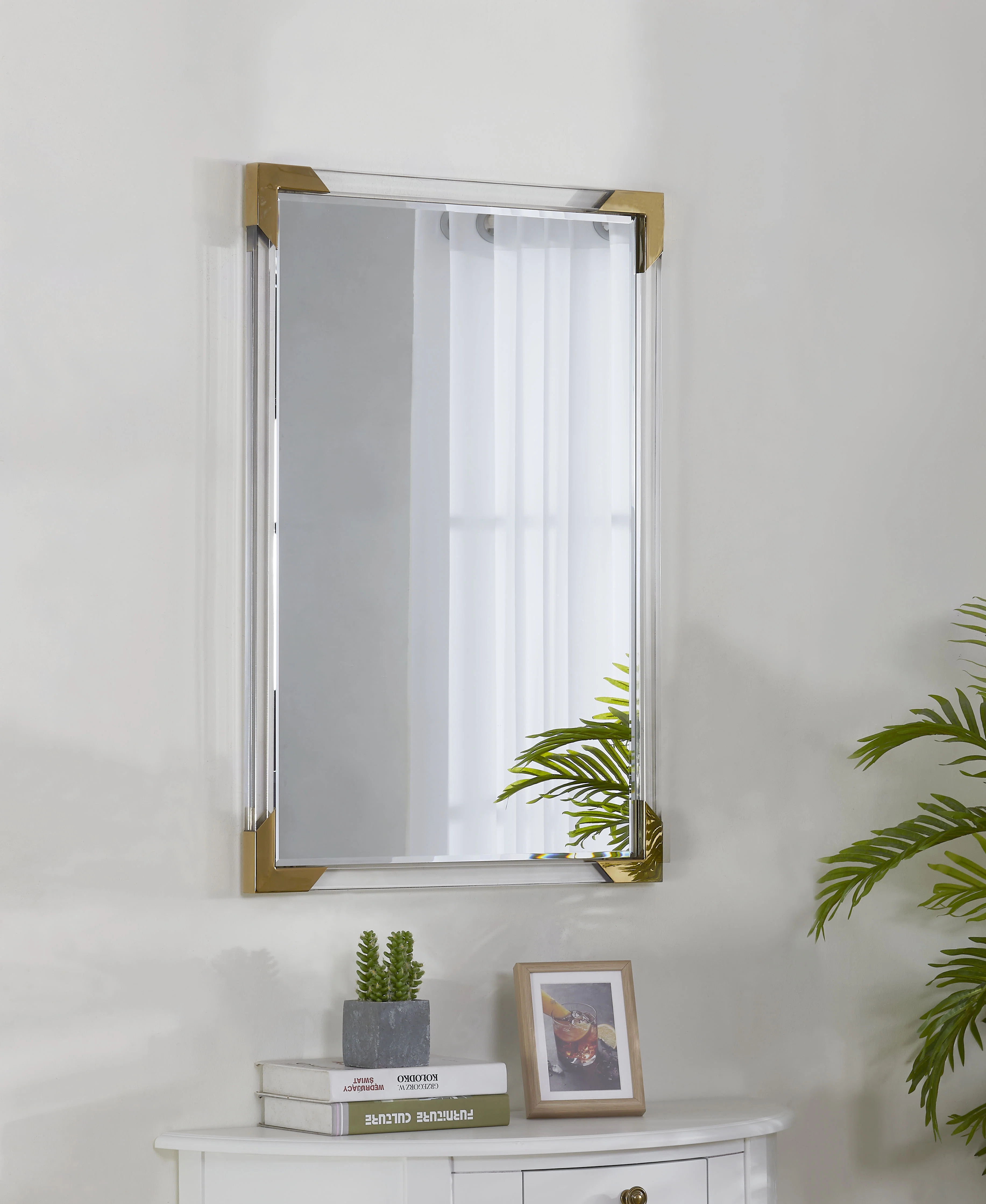 Hollywood Huxley Gold Accent Mirror | Wayfair North America