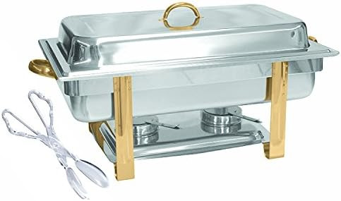 Amazon.com: Tiger Chef Chafing Dish Buffet Set - Chafers and Buffet Warmers Sets - Full Size Food... | Amazon (US)