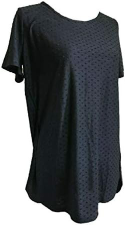 Adrianna Papell Women's Raised Polka Dot Tee (Black, XL)       Send to LogieInstantly adds this p... | Amazon (US)