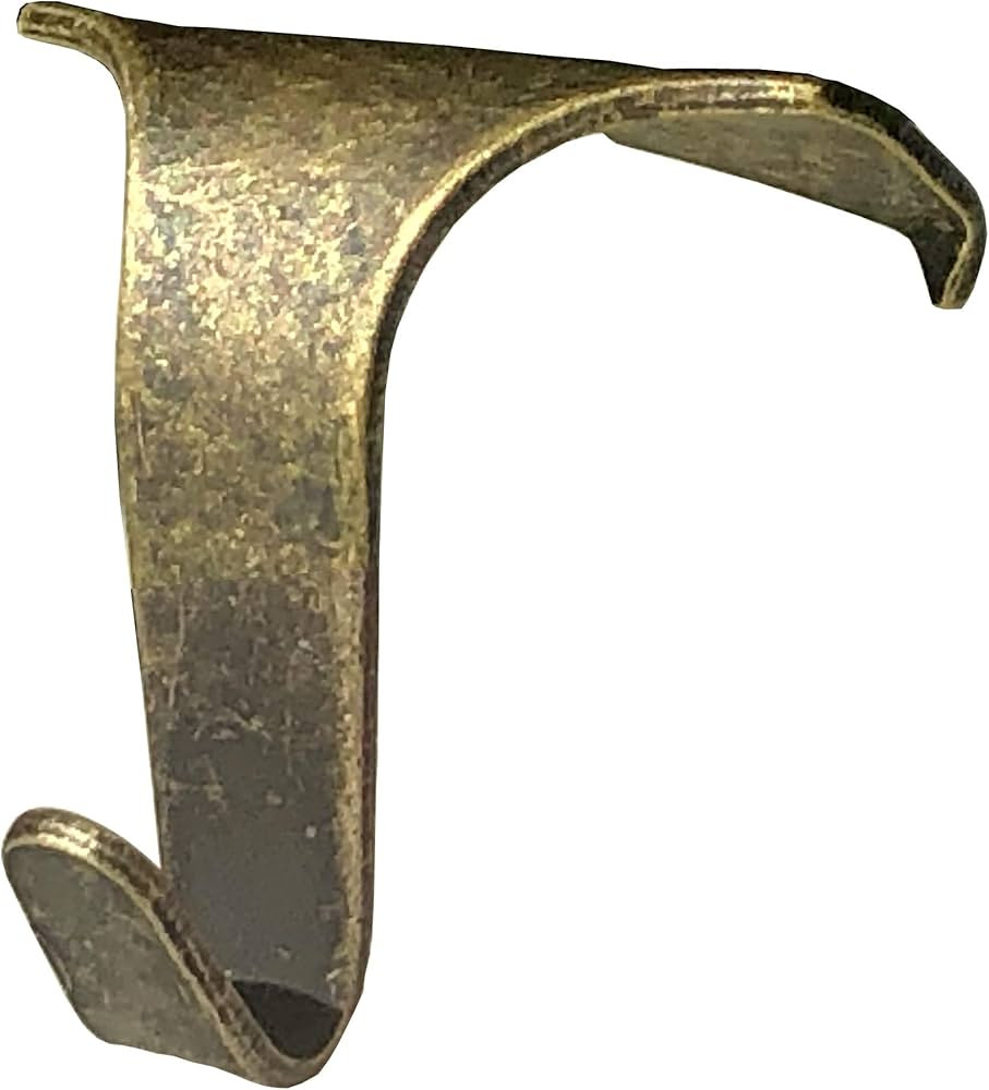 Multipack Shades Molding Hooks for Picture Rails Holds 45lb Each (10, Bronze) | Amazon (US)