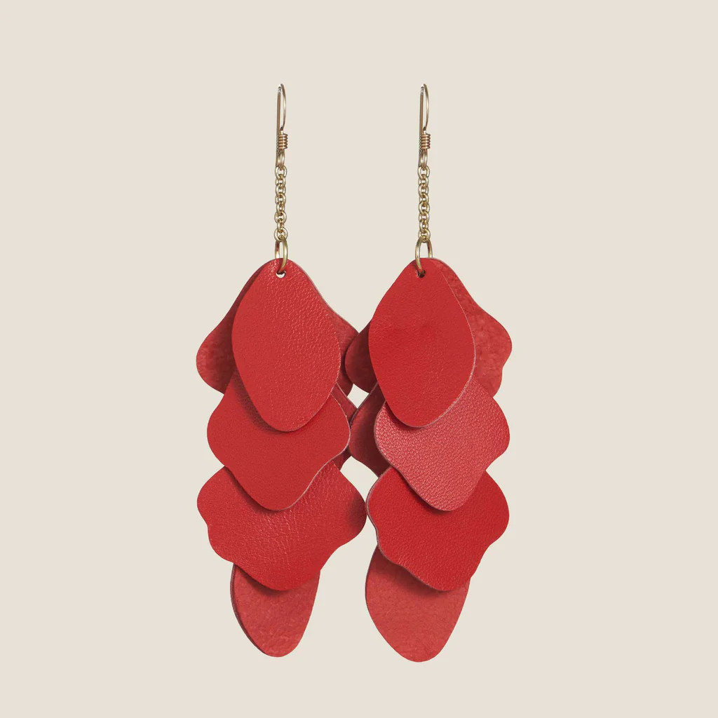 Pomegranate Florence | Nickel and Suede