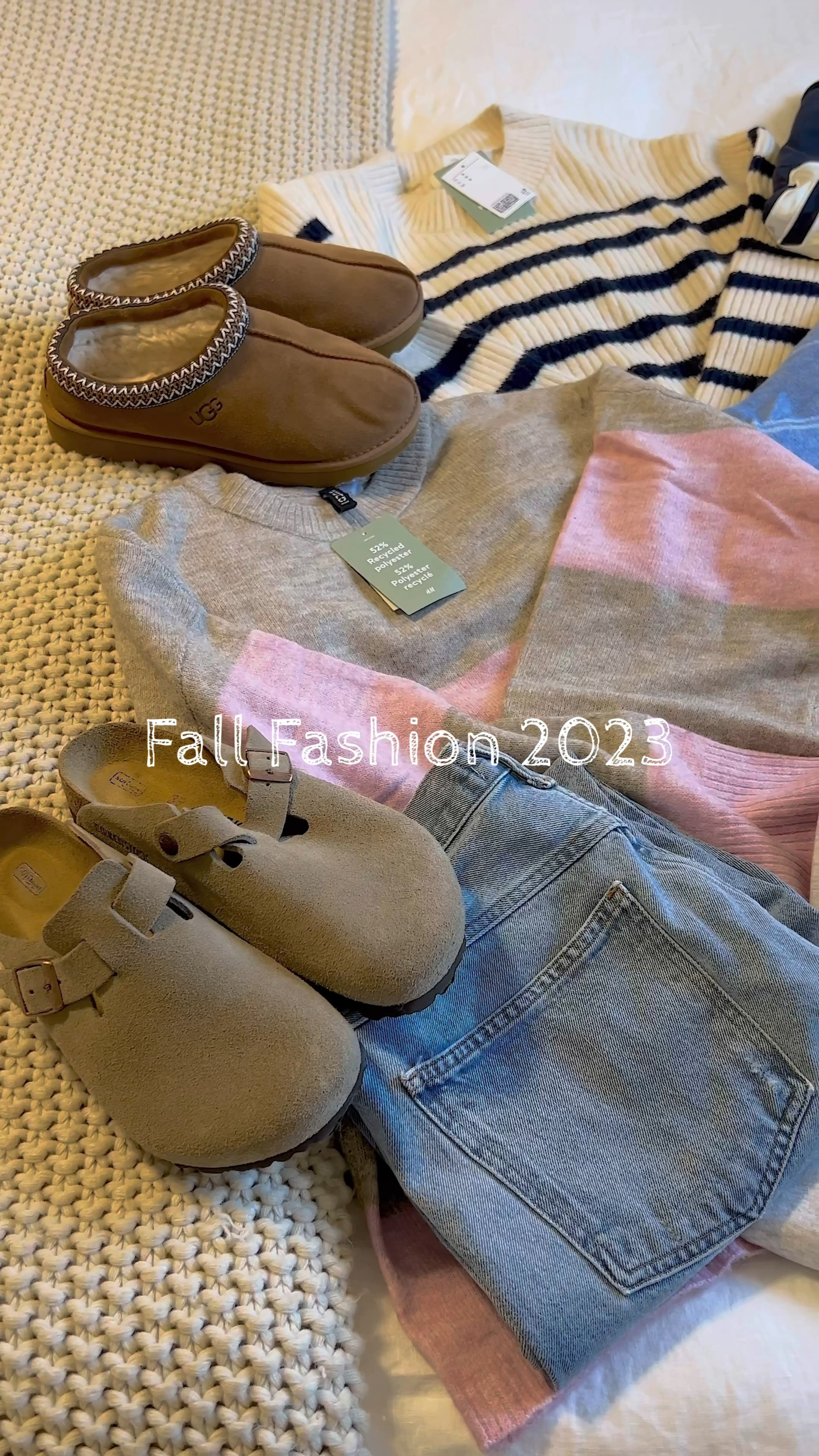 Fall Wardrobe 2023! 
This is what I will be wearing🫶🏼
Now is the time to stock up on your Fall wardrobe before things start selling out🤎🍂
Sweaters: medium
Sweatshirts: XL for oversized fit
Jeans: size 29 (run small)
Tasmans: size 9 (sized up)
Birkenstocks: 39 (tts)


#LTKshoecrush #LTKunder100 #LTKSeasonal