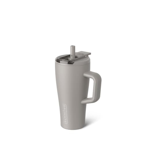 BrüMate Era Flip 20oz Kids Tumbler with Covered Flip Down Straw | 100% Leakproof Insulated Kids Cup | Made of Stainless Steel | Cup Holder Friendly | 20oz (Mocha) | Amazon (US)