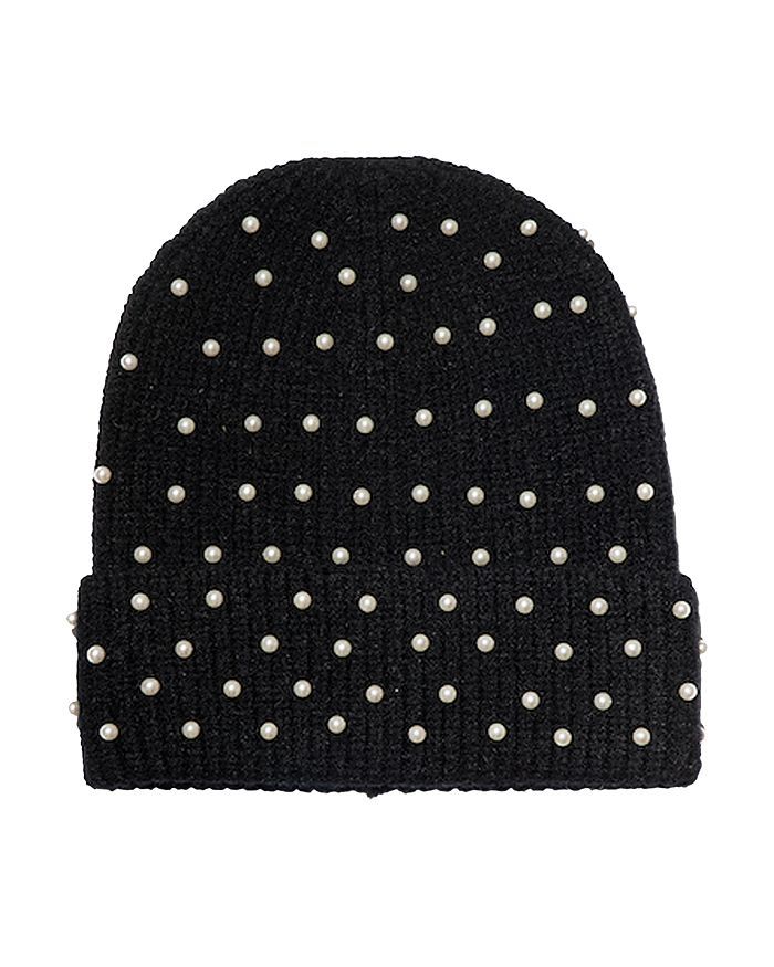 All Over Faux Pearl Beanie | Bloomingdale's (US)
