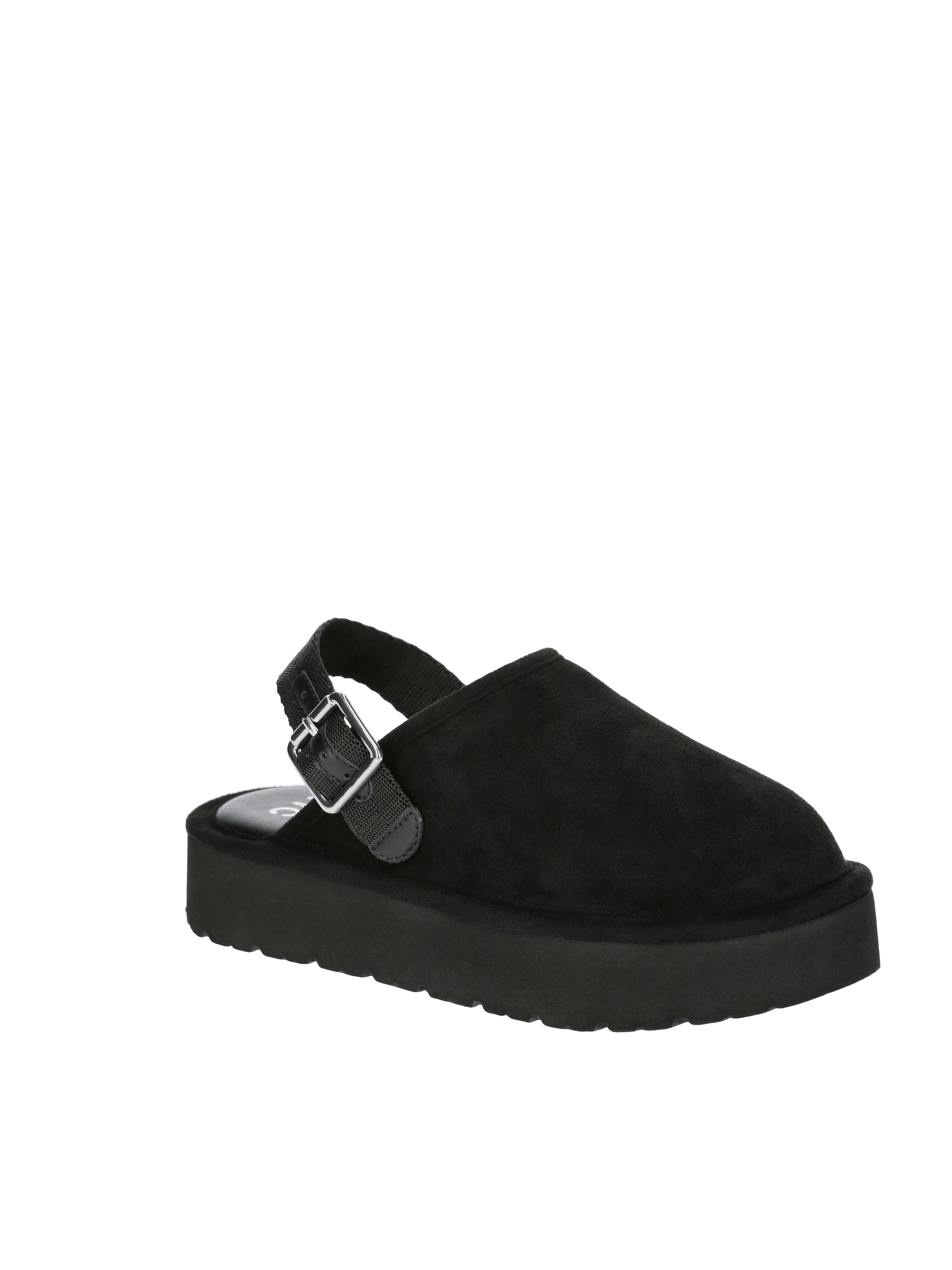 Madden NYC Little and Big Girls' Platform Clogs with Faux Shearling Lining | Walmart (US)