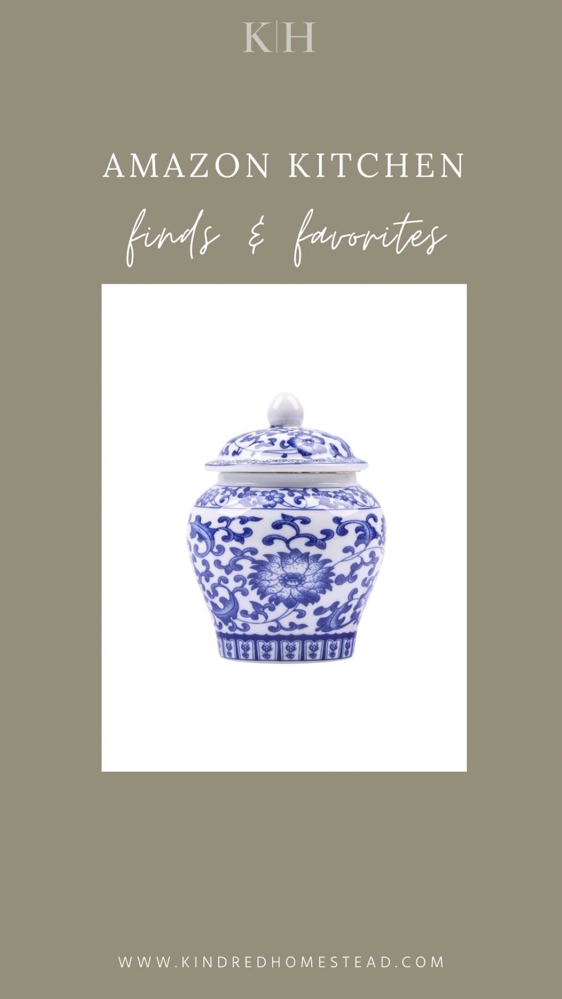 Amazon ginger jar, chinoiserie inspired decor face for English cottage farmhouse inspired decor and home style!

#LTKHome