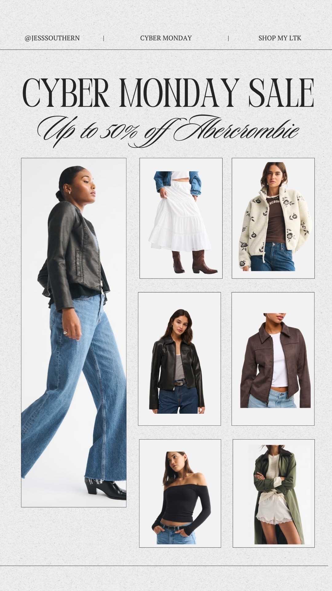 Abercrombie up to 50% off 😍✨ My fave basics + winter staples are all marked down!

#AbercrombieSale #LTKSale #LTKFinds #WinterStyle #SaleAlert #Abercrombie  

#LTKGiftGuide #LTKCyberWeek #LTKHoliday