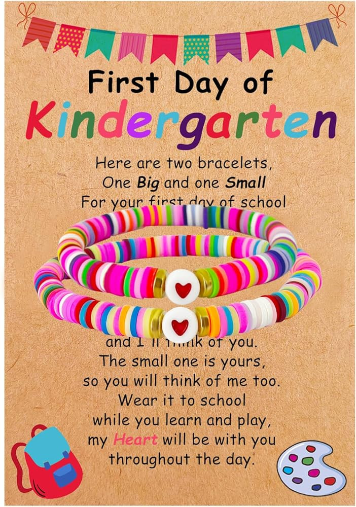 First Day of School Bracelet Back to School Bracelet Mommy and Me First Day of School Bracelets F... | Amazon (US)