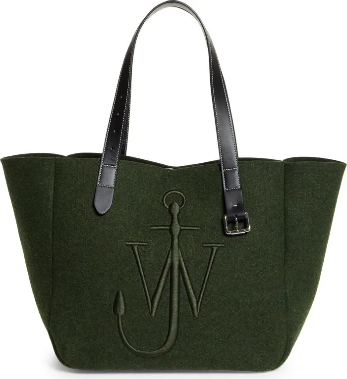 Belt Logo Embroidered Recycled Polyester Tote | Nordstrom