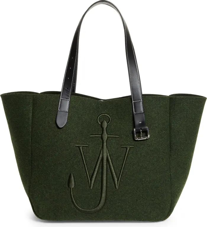 Belt Logo Embroidered Recycled Polyester Tote | Nordstrom