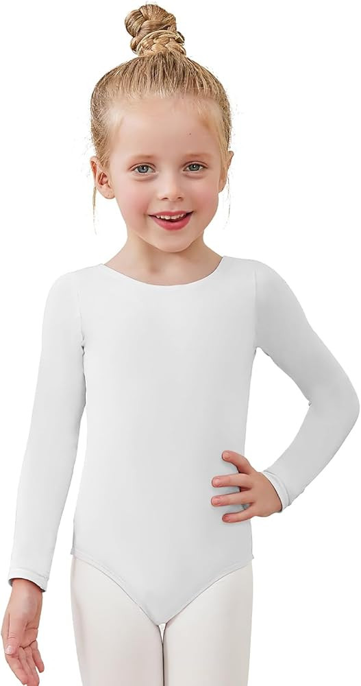 Century Star Leotard for Girls Long Sleeve -Ballet Dance Gymnastics Toddler Outfit Bodysuit Kids | Amazon (US)