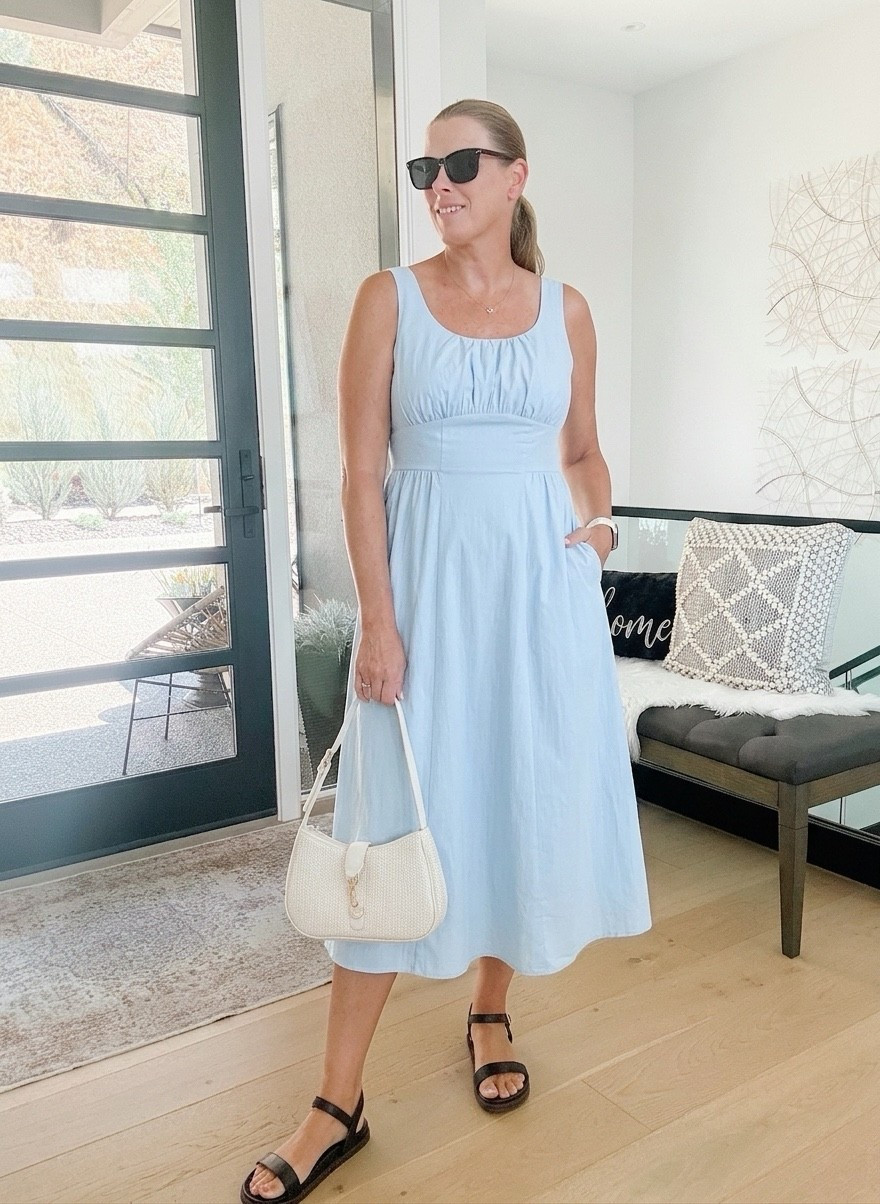Target dress

This pretty blue color is so good for transitioning into fall. 
Great length
Fits TTS

#LTKfall #LTKdresses #LTKstyletip