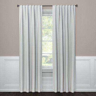 Small Check Curtain Panels - Threshold™ | Target