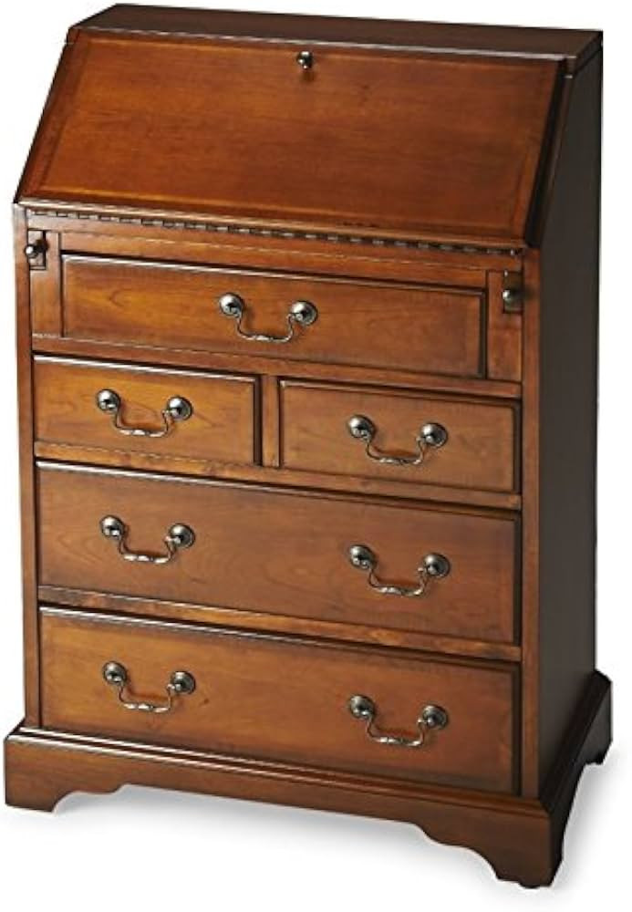 Beaumont Lane Secretary Desk in Olive Ash Burl | Amazon (US)