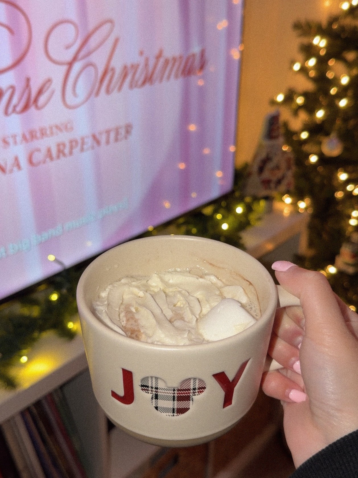 Winter perfection ❄️☕️🍫 Swiss Miss hotcocoa always!!!! 

Mug: the Disney store (linked and linked similar) 

#winter #winterthings #disney #disneyhome #disneystyle #disneylife #disneylifestyle #disneychristmas #disneyholidays #sabrinacarpenter 

#LTKSeasonal #LTKHome #LTKHoliday