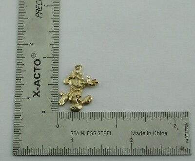 14K Yellow Gold Walt Disney Mickey Mouse Charm  | eBay | eBay US