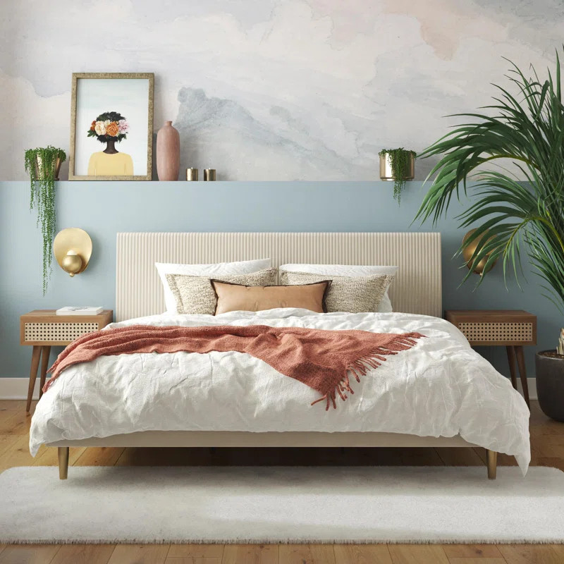 Daphne Upholstered Platform Bed | Wayfair North America
