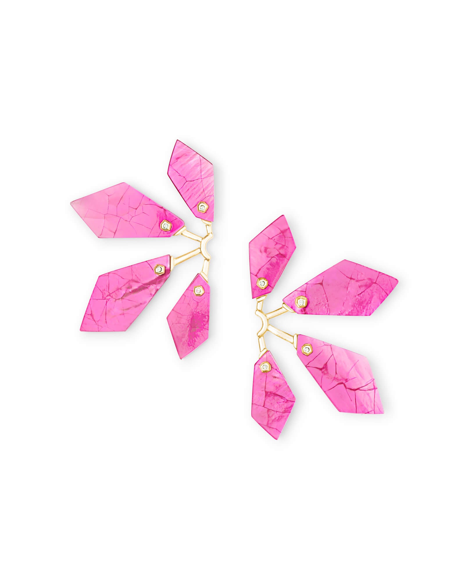 Malika Rose Gold Statement Earrings in Abalone Shell | Kendra Scott | Kendra Scott