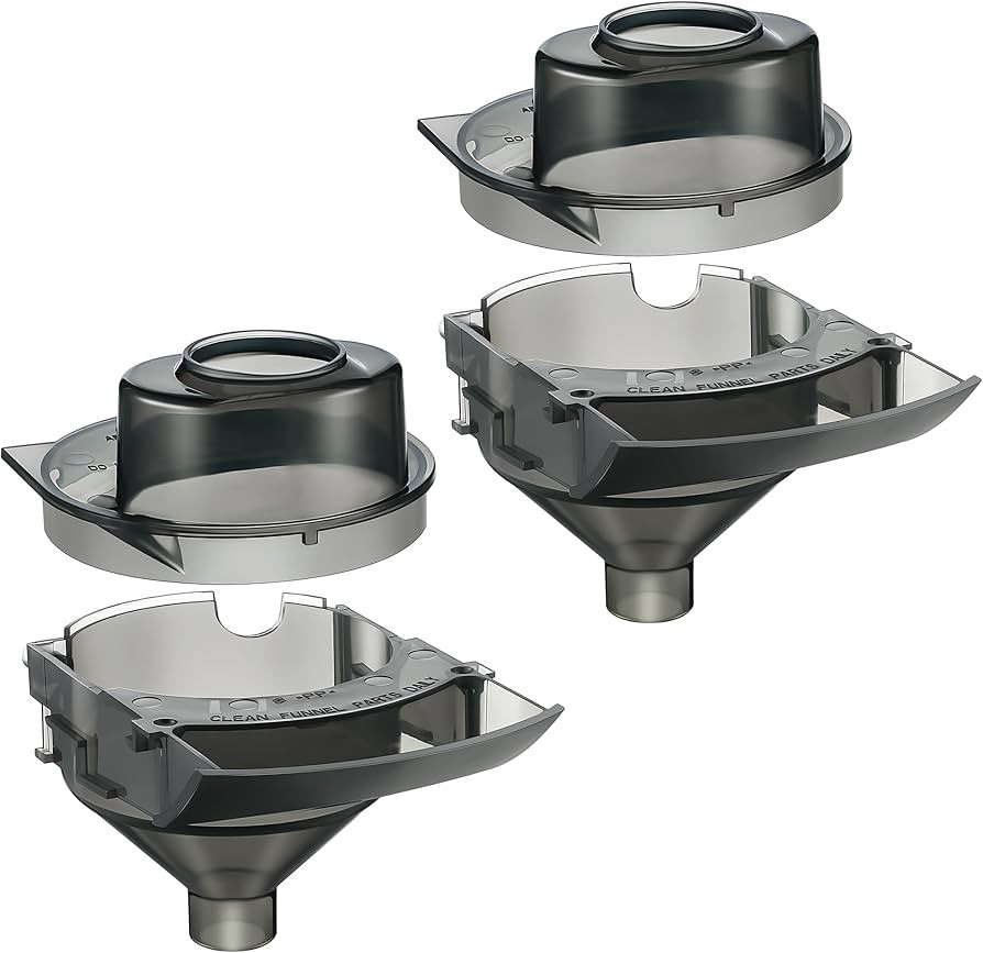 2 Sets Replacement Funnel Compatible with Baby Brezza Replacement Parts Funnel and Cover, Grey | Amazon (US)