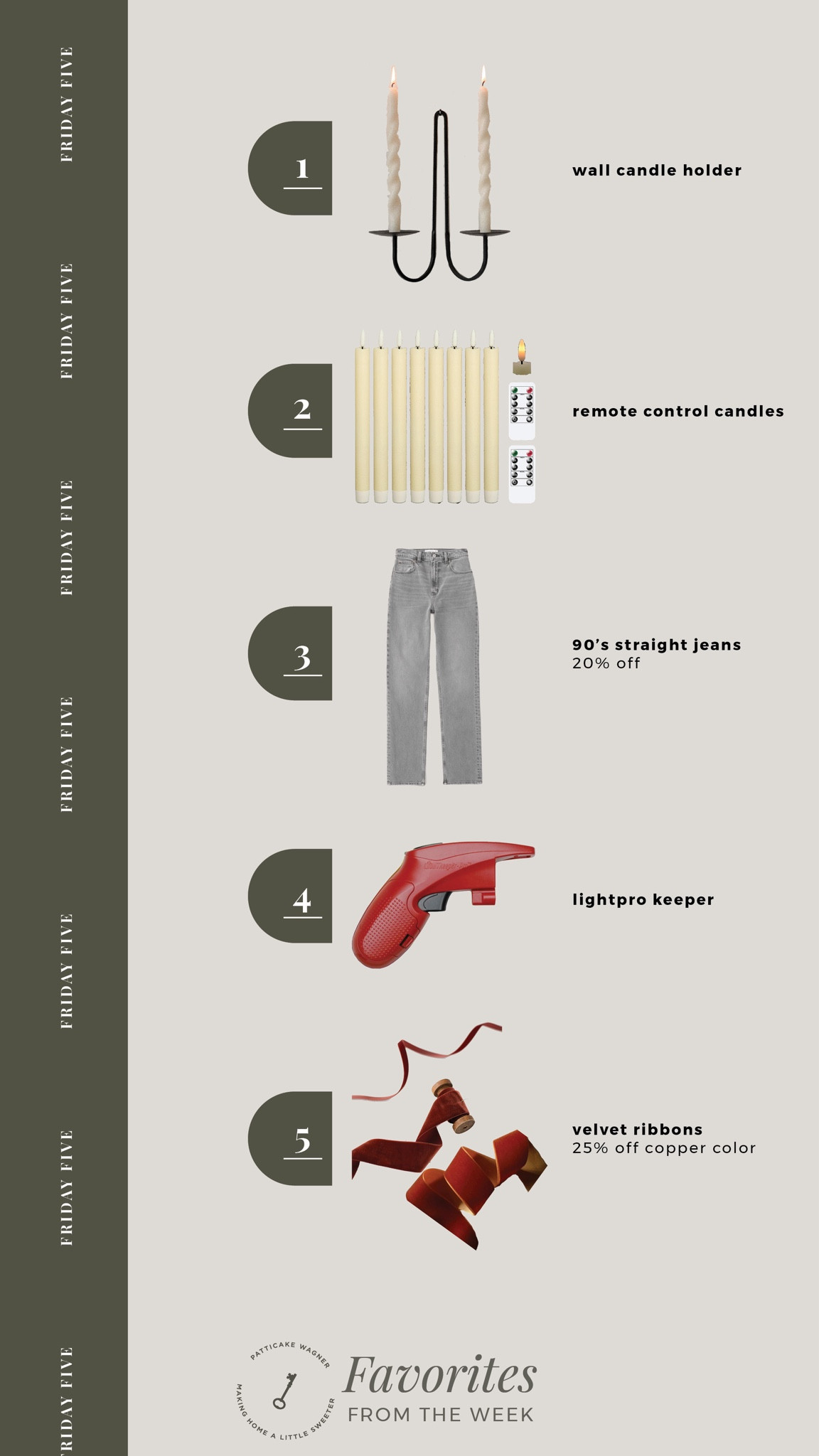 Friday Five: Favorites from the week  

#LTKstyletip #LTKhome #LTKHoliday