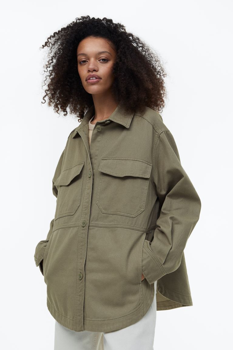 Twill Shacket | H&M (US)