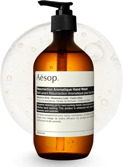 Aesop Resurrection Aromatique Hydrating Hand Wash | Gentle Non-Drying Hand Soap with Mandarin Rin... | Amazon (US)